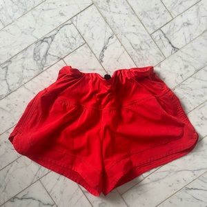 Red Athletic Shorts